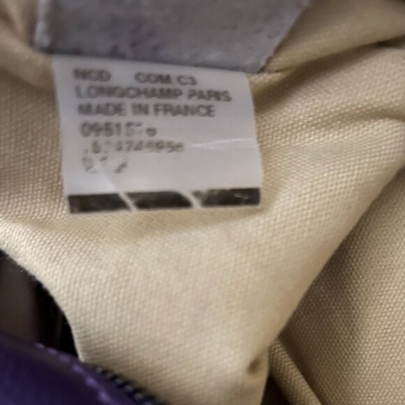 Longchamp Stamped Logo Leather Tote Bag - Picture 5 of 9